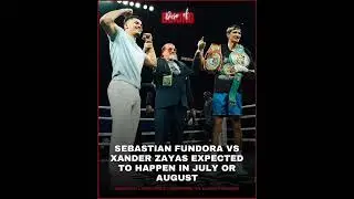 Fundora vs Zayas in July or August #boxing #fundora #zayas #youtubeshorts #wbc #fight #champion #usa