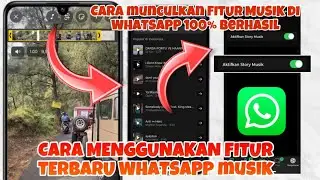 Cara Mengatasi Fitur Musik Story Whatsapp Tidak Muncul di Android dan IPhone | Fitur Musik Story Wa