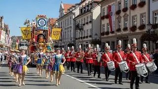 🎶🚶 European City Fantasy Parade | Relaxing Long Parade Walk