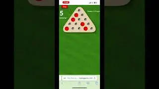 Triangle Peg Game Solution