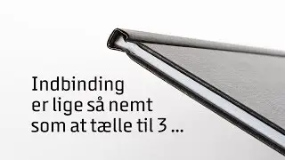 Indbinding er lige s&aring; nemt som at t&aelig;lle til 3 ...