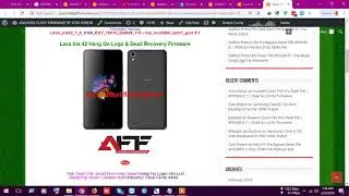 Lava Iris 42 Flash File MT6580 8.1 Frp Reset Hang Logo Fix Customer Care Firmware
