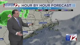 WPRI 12 Weather Forecast for 1/13/26:  Dry today; showers tonight