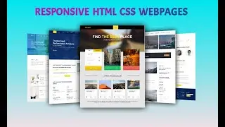 Fully Responsive Website Design in HTML, CSS and Javascript