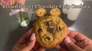Brown Butter Chocolate Chip Cookies 🍪 bake with me