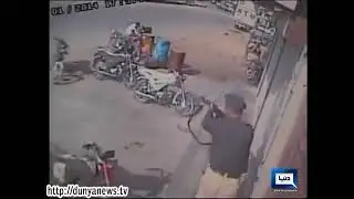 Brave Security Guard Saved Bank from Robbery In Karachi, Pakistan #shorts