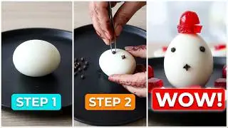 Super Cute Egg | Healthy & Fun Kids&rsquo; Snack | Creative Boiled Eggs | Easy 5-Minute Kids&rsquo; Recipe |