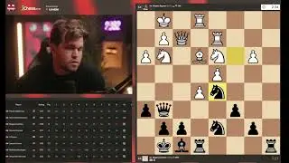 Vincent Keymer vs Magnus Carlsen.  Titled Tuesday Jan 6, 2026. Game 10