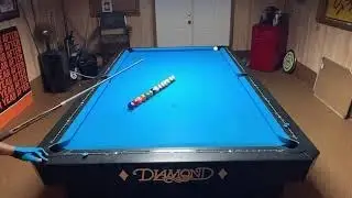 Evel Knievel shot Object ball jumped over 14 balls
