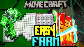 Easy Creeper farm in minecraft | Automatic creeper farm | UntemperLegends