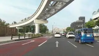 沖縄県_那覇市_安次嶺交差点 ・ゆいレール（モノレール）・・・Yuirail・monorail・Naha・Okinawa(20250311)