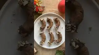 Biscotti mezza luna vegani senza zucchero raffinato senza glutine #biscottidinatale #biscottivegani