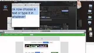 How to make a profile picture with a text on it(mac)