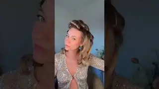 Glam Voluminous Bombshell Hairstyle! Festive Hair Tutorial For Christmas/New Year #glamhair #volume