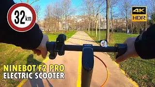 Segway Ninebot F2 Pro Electric Scooter - Istanbul Alibeyköy Ride (Environment Sound Only) 4K