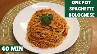How to Make One-Pot Spaghetti Bolognese (Easy Recipe)