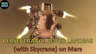 PERSEVERANCE ROVER LANDING (with Skycrane) on MARS