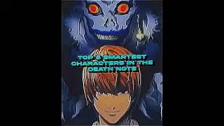 Top 8 smartest characters in Death Note