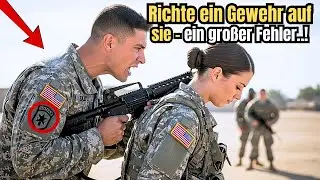 Rekruten zielten ihr ein Gewehr auf den Kopf – dann lernten sie, eine Elite-Veteranin nie zu reizen