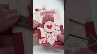 Valentine tags & envelope set #valentinesday #envelope # tags #papercrafts #shortsvideo #etsyshop