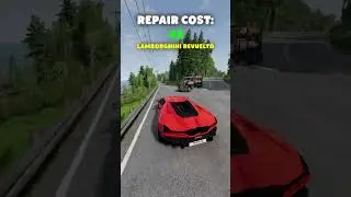 Which car will survive this obstacle in BeamNG? #beamngdrive #beamng #crashtest