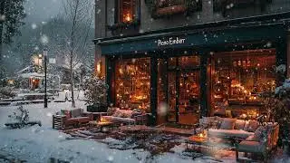 Cozy Winter Coffee Shop ☕ Warm Piano Music for Relaxing, Focus, Studying & Peaceful Work
