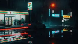 Wet Roads & Neon Glow 🌙 Cozy Lofi for Study & Sleep