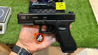 DB 721 ทดสอบ GLOCK 17 DOUBLE BELLสีดำปืนบีบีกันสั้นอัดแก๊สงานคุณภาพดีราคาประหยัดไอดีไลท์@m4bbgunshop