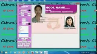 Id Card Software / Id Card Maker / Bulk Id Card Generator  Citron's Id Card Generator Ver. 2.0