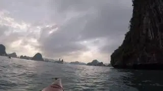 Kayaking in Ha Long Bay - Vietnam