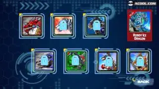 Tr&ograve; chơi lắp gh&eacute;p robot rồng băng chiến đấu Robot Ice Dragon vs Robot Red Dragon