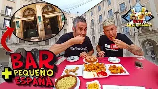 REVENTANDO A TAPAS con @MANUPOR3  EN EL BAR MÁS PEQUEÑO de ESPAÑA *el DUEÑO NO PARA de SACAR COMIDA