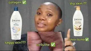JERGENS SHEAR BUTTER AND SKIN FIRMING LOTION REVIEW. which one is good 💯💯