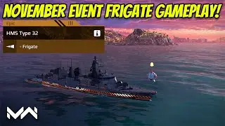 HMS Type 32 - November Event Frigate Gameplay & Review! | Modern Warships