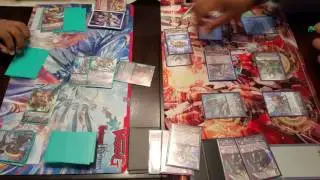 Cardfight!! Vanguard Dragonic Kaiser Warning Narukami vs Gurguit Gold Paladin Stride