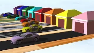 #Best Learning Colors with Car Race for kids Animation Video Cartoon Awesome #CA