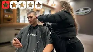 I Went To The WORST Rated Barber In Miami ..