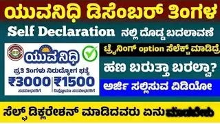 How to do yuvanidhi ($3000 💰) December  mount self declaration .October month amount update. 
