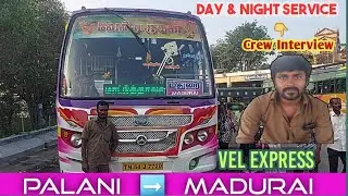 Palani to Madurai Travel || Jayam Velmurugan Bus service || Travel Advisor