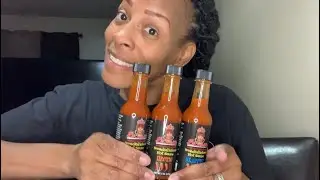@Bloveslife Hot Sauce Review 🔥🔥 Reviewing all 3 Flavors #danger #hectic #slappin