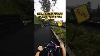 Seru! Salip menyalip susul menyusul di tikungan pertama Noah's Kart Lembang Jawa Barat