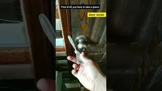 Lost Your Key? Learn How to Unlock a Door Knob Without a Key | DIY Door Lock Tricks
