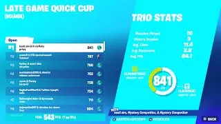 3 WINS IN A ROW in Trio Late Game Quick Cup (OCE)