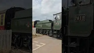 GWR 7812 Erlestoke Manor Arriving at Dunster Station | West Somerset Railway | 3rd June 2025