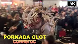 Porkada del Clot 2025 | CORREFOC | Sant Antoni Festival Barcelona  [4K, 60ftps]