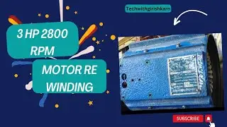 COMBINE MILL MOTOR REWINDING. 3HP 2800RPM