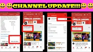 😃😃😃CHANNEL UPDATE!!!|Chiefjv gaming😃😃😃