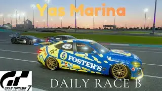 Yas Marina Gran Turismo 7, Daily Race B. Playstation 5, Group 4, Formula 1 track, simulator racing.