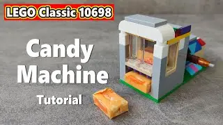 Lego Tutorial CANDY MACHINE (moc) | LEGO Classic 10698
