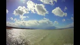 H&oacute;z&aacute;porok a Balatonn&aacute;l 2023.03.28 /Snow showers at Lake Balaton